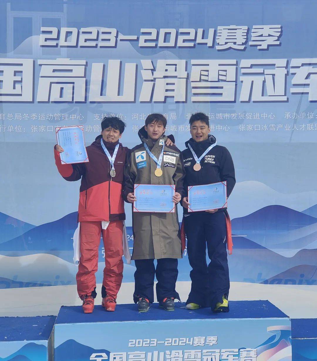 2023-2024赛季全国高山滑雪冠军赛通化市新老队员携手获5金3银4铜再创佳绩(图4)