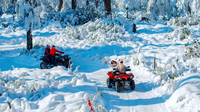 完美体育网站不是东北去不起而是乐山周边滑雪更有性价比！(图7)