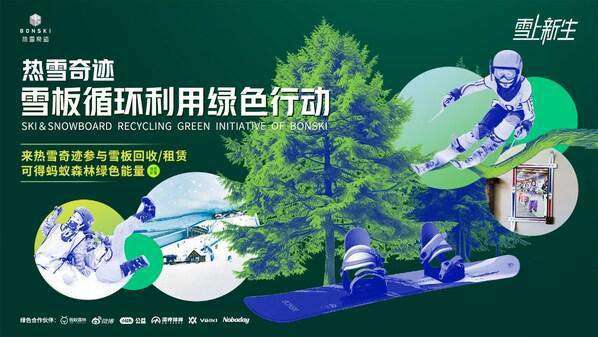 热雪奇迹雪上新生雪板循环利用行动开启共筑绿色滑雪新场景(图1)