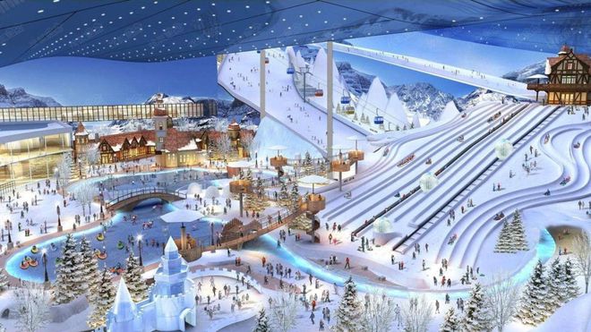 关注长春首个室内滑雪场！长春市影视文创孵化园区二期建设项目最新进展(图1)