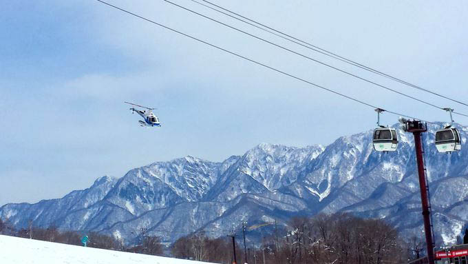长野滑雪攻略：去长野栂池高原乘坐直升机滑雪体验另一种速度与激情【2】(图2)