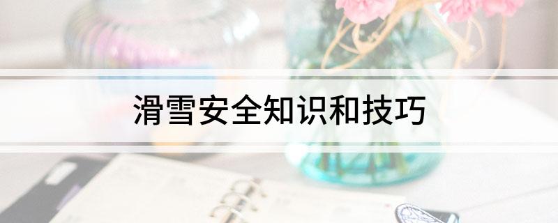 滑雪安全完美体育网站知识和技巧(图1)