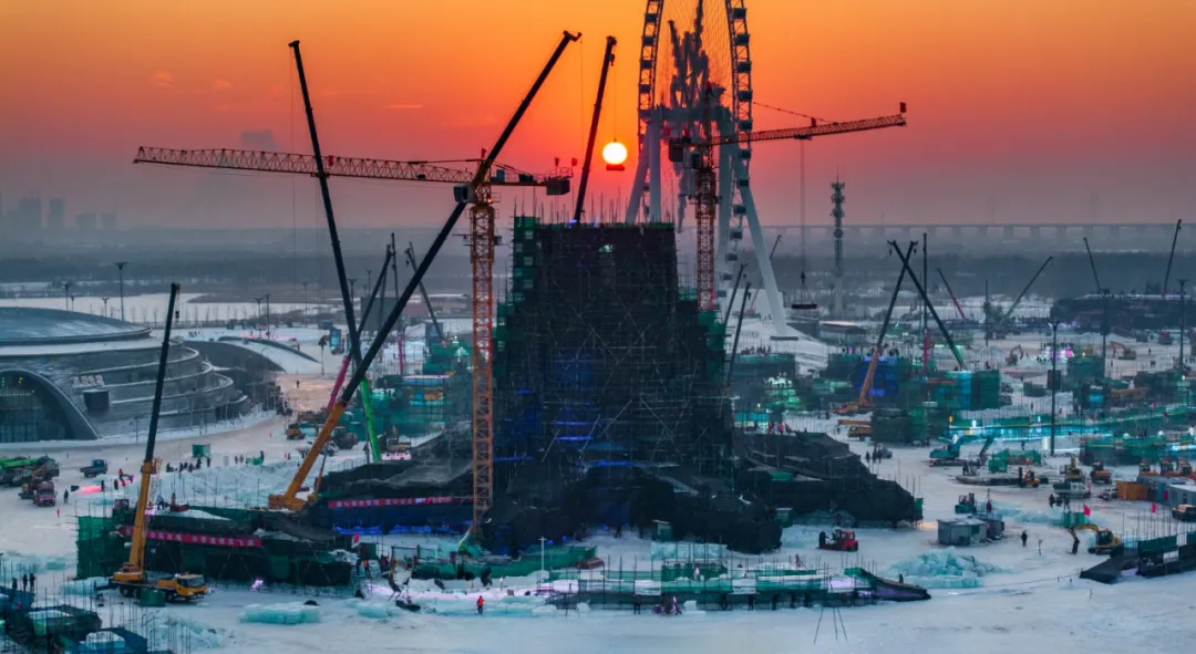 先睹为快！第二十六届哈尔滨冰雪大世界主塔“亚洲同心”效果图官宣！(图3)