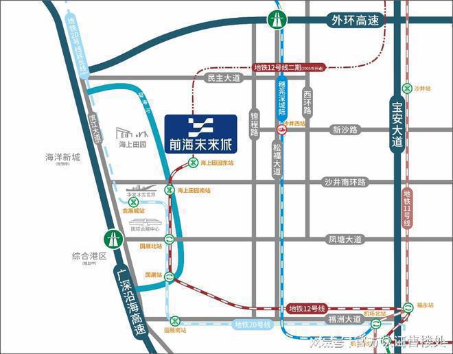深圳卓越前海未来城商业配套：周边配套项目规划约15万㎡商业(图12)