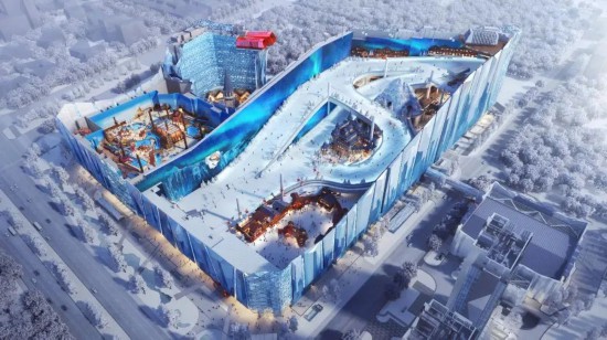 全球最大室内滑完美体育雪场建设进入收尾明年将开业(图3)