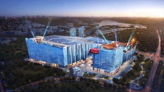 全球最大室内滑完美体育雪场建设进入收尾明年将开业(图2)