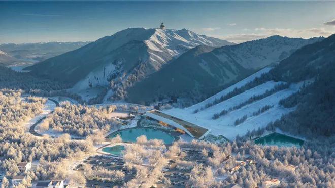 安徽规模最大户外滑雪场开建(图1)