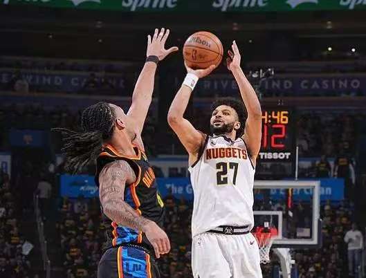 43分大胜！雷霆1-1掘金亚历山大34+8约基奇六犯离场(图3)