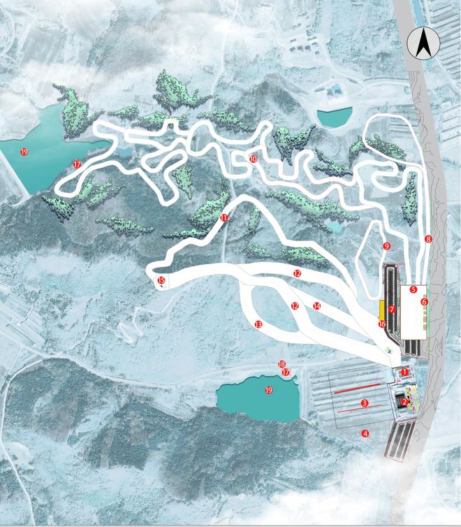 完美体育网站冰雪头条：“十五冬”大连赛区场馆开工建设(图5)