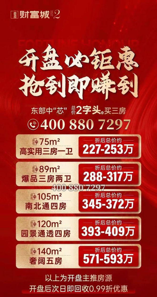 财富城二期丨网站丨财富城二期楼盘资料完美体育(图1)