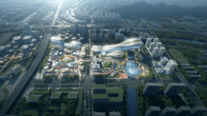 萧山要建浙江最大室内滑雪场地址在这！(图2)